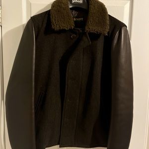 Schott Wool and Leather Jacket